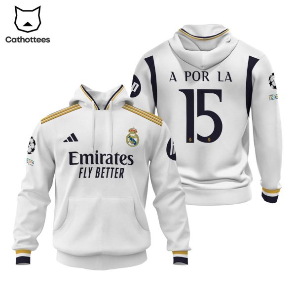 Final London 2024 Real Madrid A Por La Design Hoodie