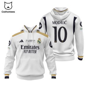 Final London 2024 Real Madrid Luka Modric Design Hoodie