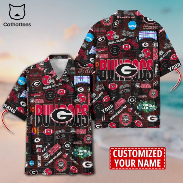 Georgia Bulldogs Aloha Summer Hawaiian Shirt