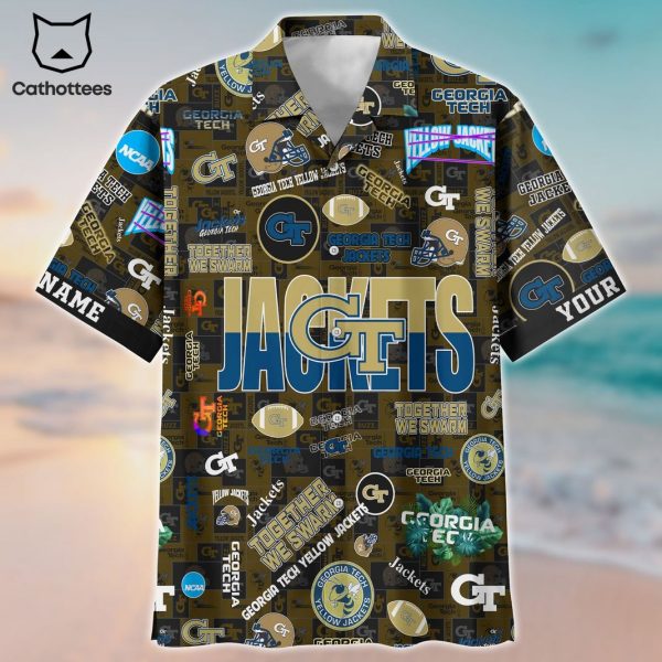 Georgia Tech Yellow Jackets Aloha Hawaiian Shirt