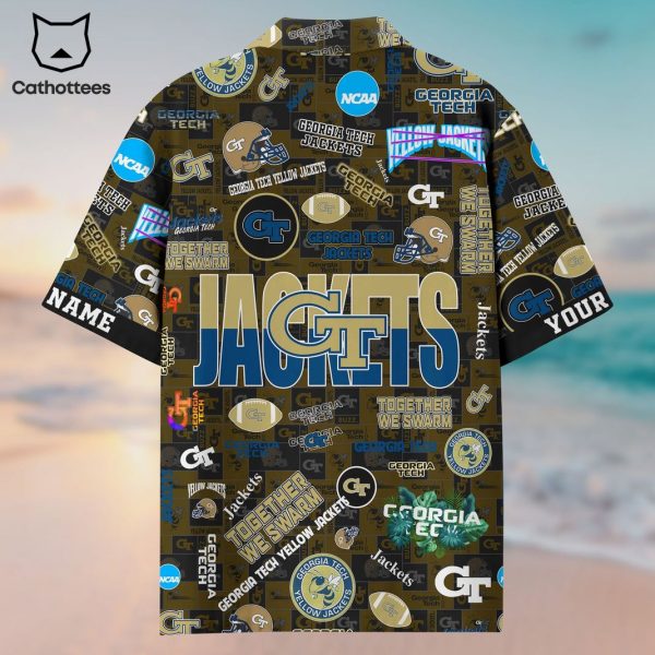 Georgia Tech Yellow Jackets Aloha Hawaiian Shirt