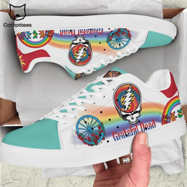 Grateful Dead Logo Design Stan Smith Shoes