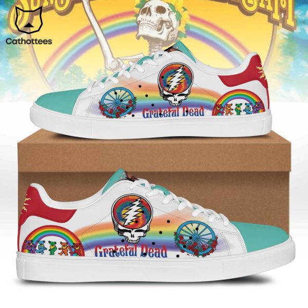 Grateful Dead Logo Design Stan Smith Shoes