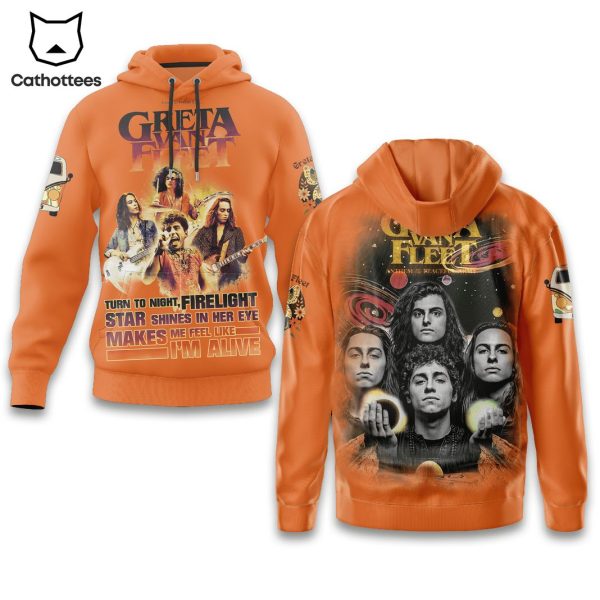 Greta Van Fleet ? Flower Power Lyrics Hoodie