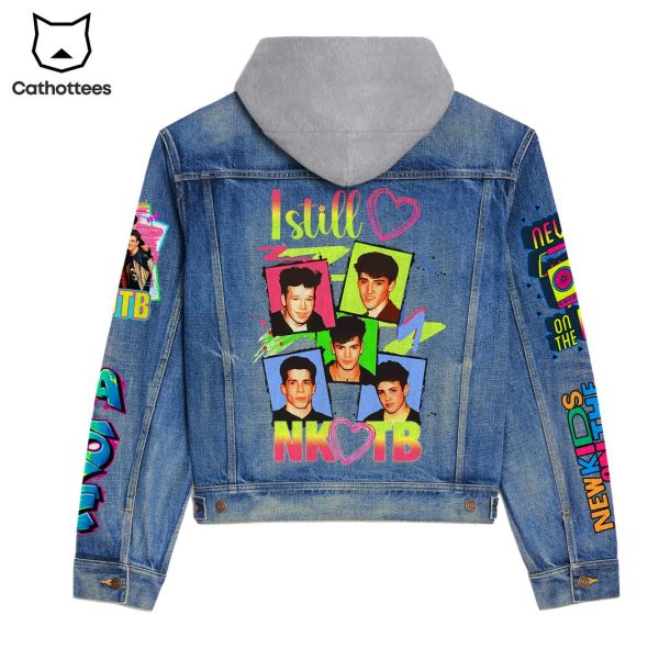 I Still Love New Kid On The Block Hooded Denim Jacket