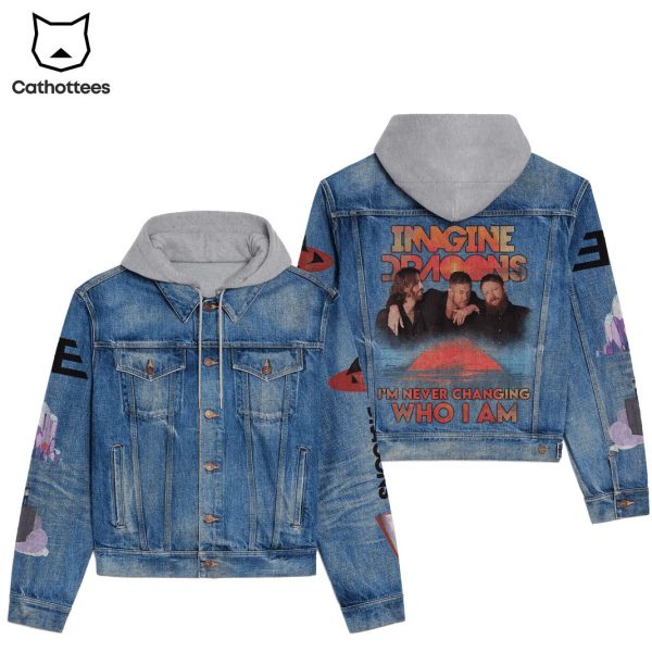 Imagine Dragons – Im Never Changing Who I Am Hooded Denim Jacket