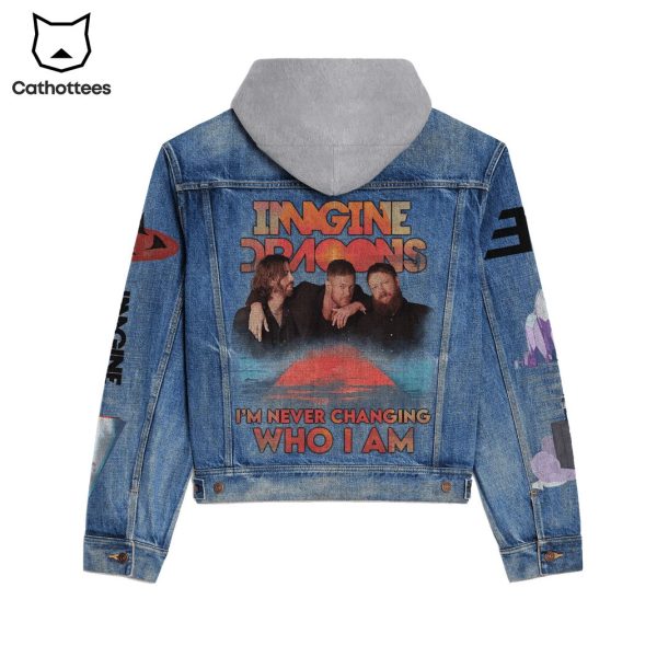 Imagine Dragons – Im Never Changing Who I Am Hooded Denim Jacket