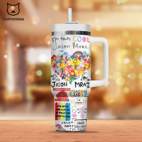 Jason Mraz –  Im Yours Tumbler With Handle And Straw