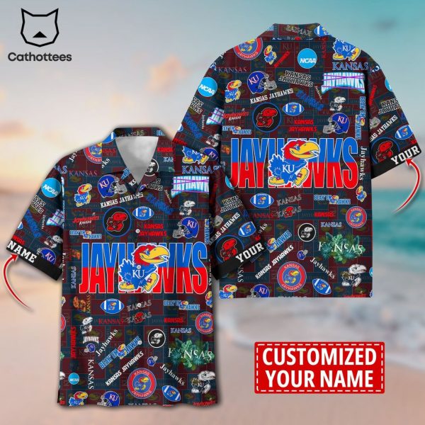 Kansas Jayhawks Aloha Summer Hawaiian Shirt