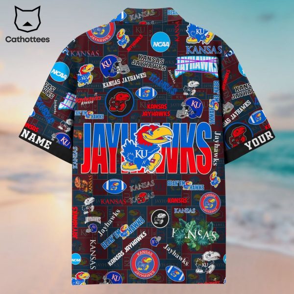 Kansas Jayhawks Aloha Summer Hawaiian Shirt