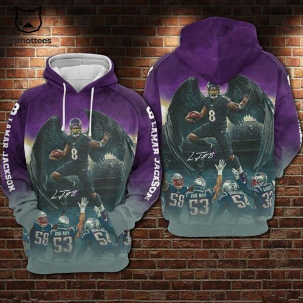 Lamar Jackson ? Baltimore Ravens Signature Hoodie