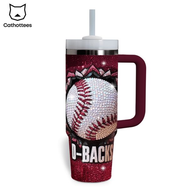 Let Go Arizona Diamondbacks Tumbler With Handle And Straw