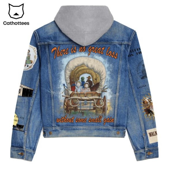 Little House On The Prairie Hooded Denim Jacket