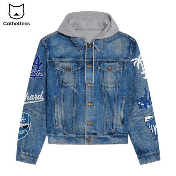 Los Angeles Dodgers Nation Live Breathe Blue Hooded Denim Jacket