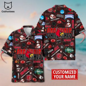 Louisville Cardinals Aloha Summer Hawaiian Shirt