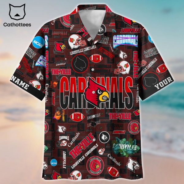 Louisville Cardinals Aloha Summer Hawaiian Shirt