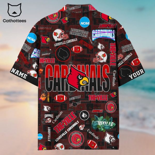 Louisville Cardinals Aloha Summer Hawaiian Shirt