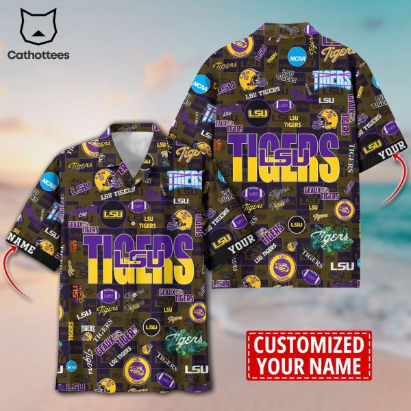 LSU TIGERS Aloha Summer Hawaiian Shirt