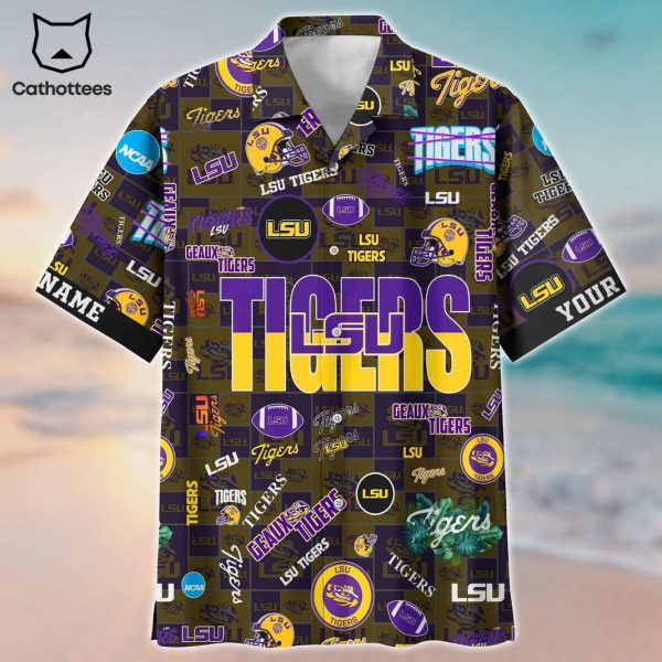 LSU TIGERS Aloha Summer Hawaiian Shirt