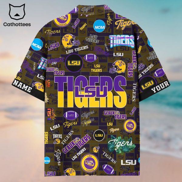 LSU TIGERS Aloha Summer Hawaiian Shirt