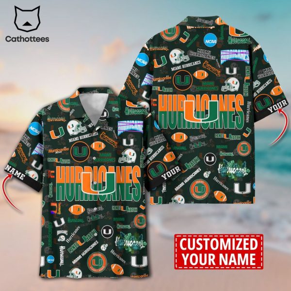 Miami Hurricanes Aloha Summer Hawaiian Shirt