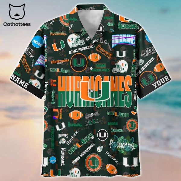 Miami Hurricanes Aloha Summer Hawaiian Shirt