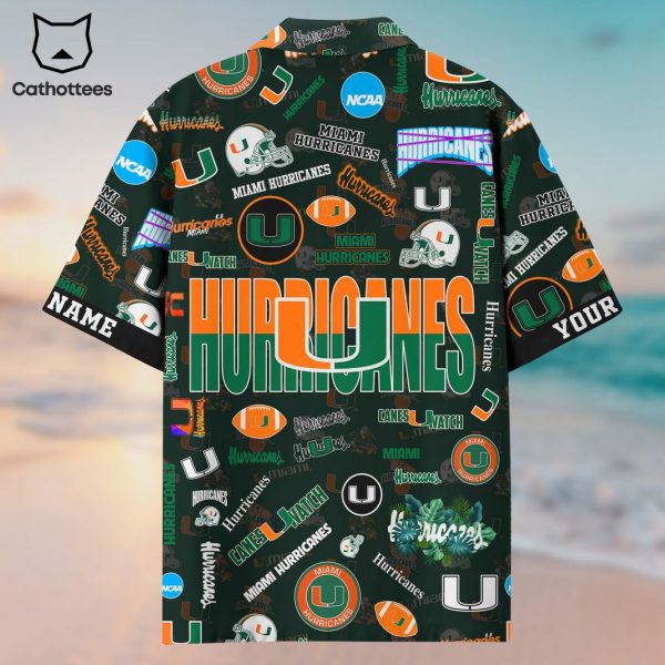 Miami Hurricanes Aloha Summer Hawaiian Shirt