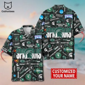 Michigan State Spartans Aloha Summer Hawaiian Shirt