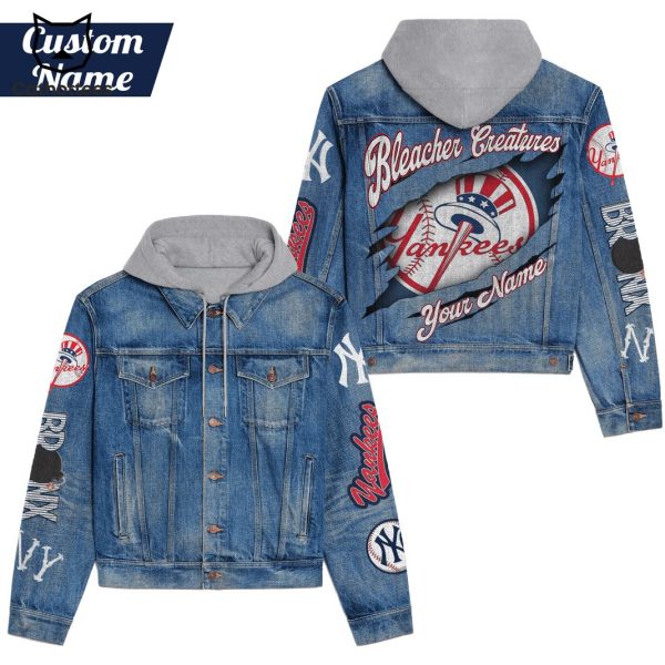 New York Yankees Bleacher Creatures Hooded Denim Jacket