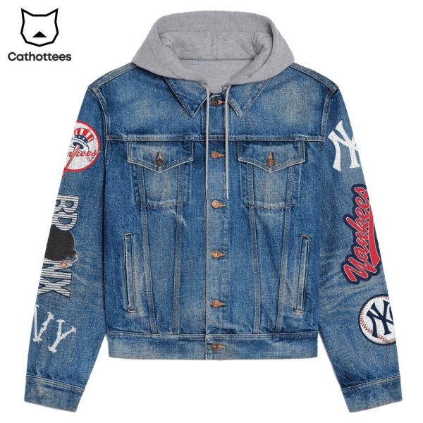 New York Yankees Bleacher Creatures Hooded Denim Jacket