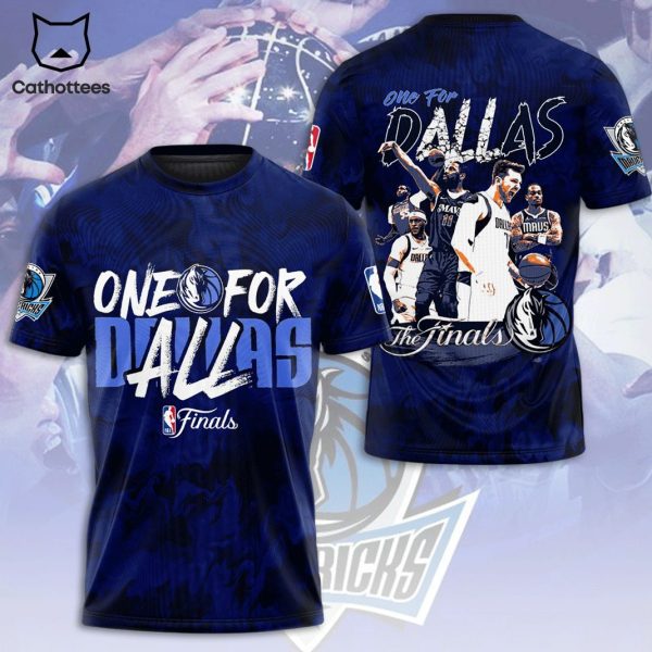 One For All Dallas Mavericks The Fianls NBA Design 3D T-Shirt