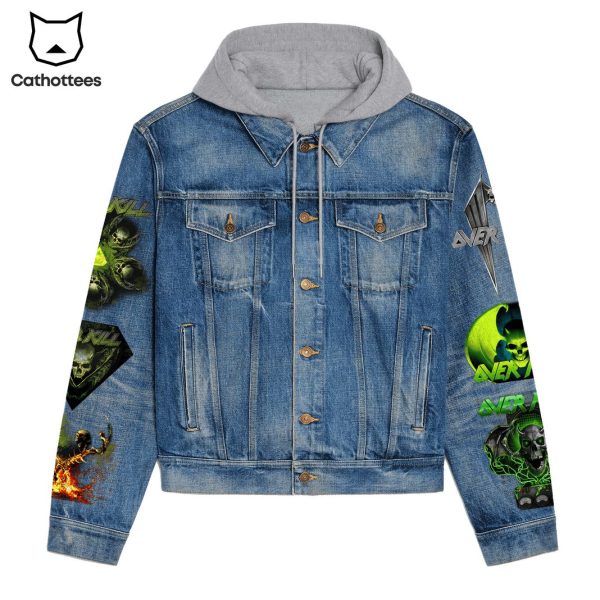 Overkill Band Hooded Denim Jacket