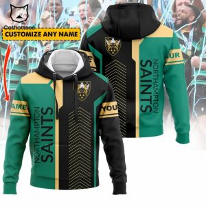 Personalized Northampton Saints Gallagher Premiership Champions Hoodie