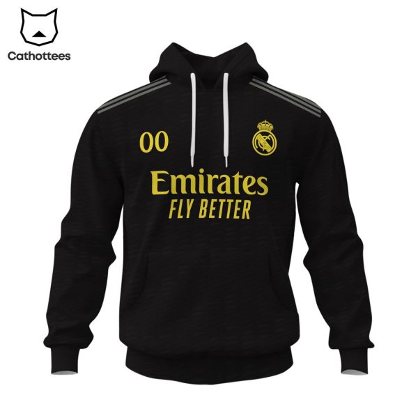 Personalized Real Madrid 2024 Hoodie – Black