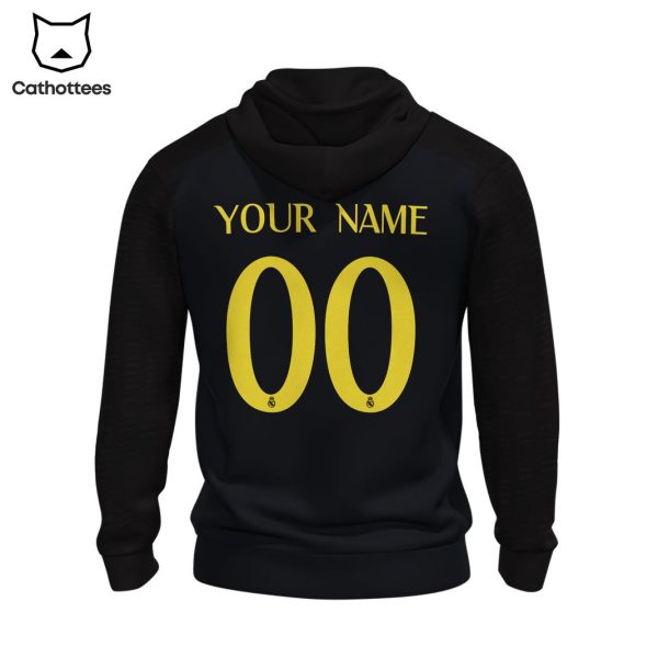 Personalized Real Madrid 2024 Hoodie – Black