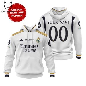 Personalized Real Madrid Final London 2024 Hoodie