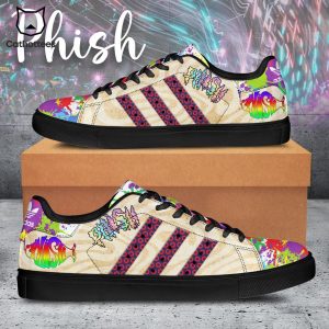 Phish Rock Band Design Stan Smith Shoes – Black