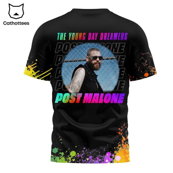 Post Malone The Young Day Dreamers Design 3D T-Shirt