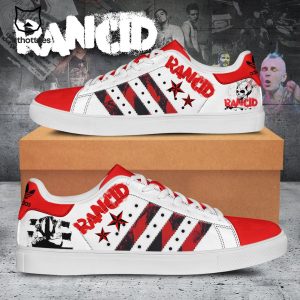 Rancid Band Design Stan Smith Shoes – White