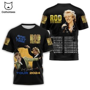 Rod Stewart One Last Time Tour 2024 3D T-Shirt