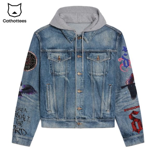 Shinedown Planet Zero Hooded Denim Jacket