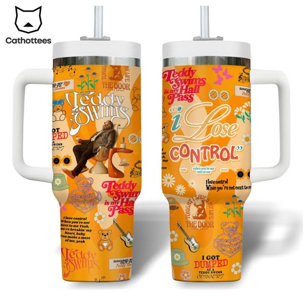 Teddy Swims – Lose Control Tumbler With Handle And Straw