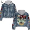 The Hex Girls Design Hooded Denim Jacket