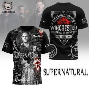 The Winchester Family Business – Supernatural 3D T-Shirt