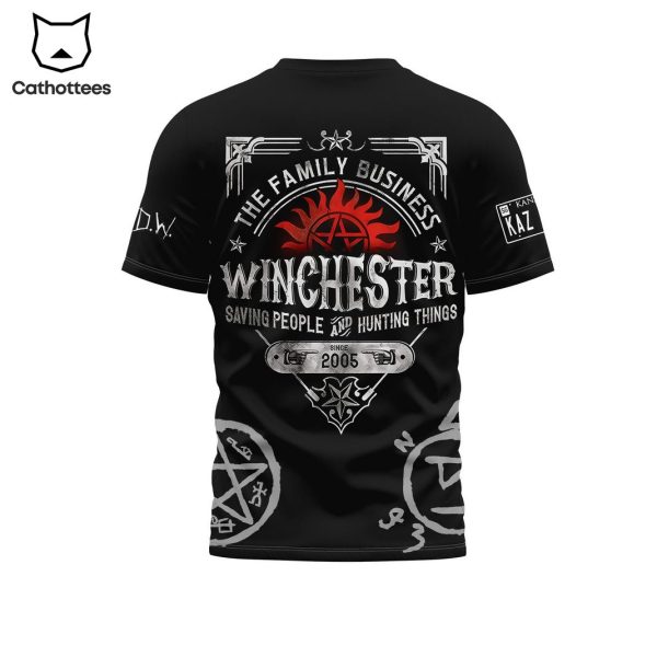 The Winchester Family Business – Supernatural 3D T-Shirt