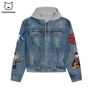 Willie Neson Good Morning America How Are You Design Hooded Denim Jacket