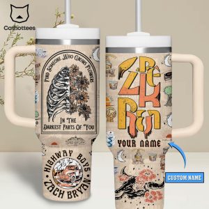 Zach Bryan – Highway Boys Tumbler With Handle And Straw