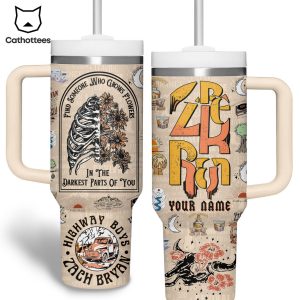 Zach Bryan – Highway Boys Tumbler With Handle And Straw