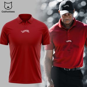 2024 Tiger Woods Golf Polo Shirt – Red