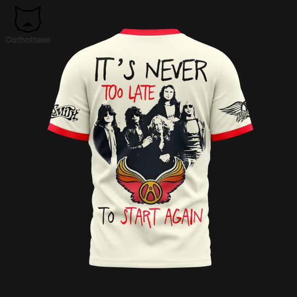 Aerosmith – It Never Too Late To Start Again 3D T-Shirt